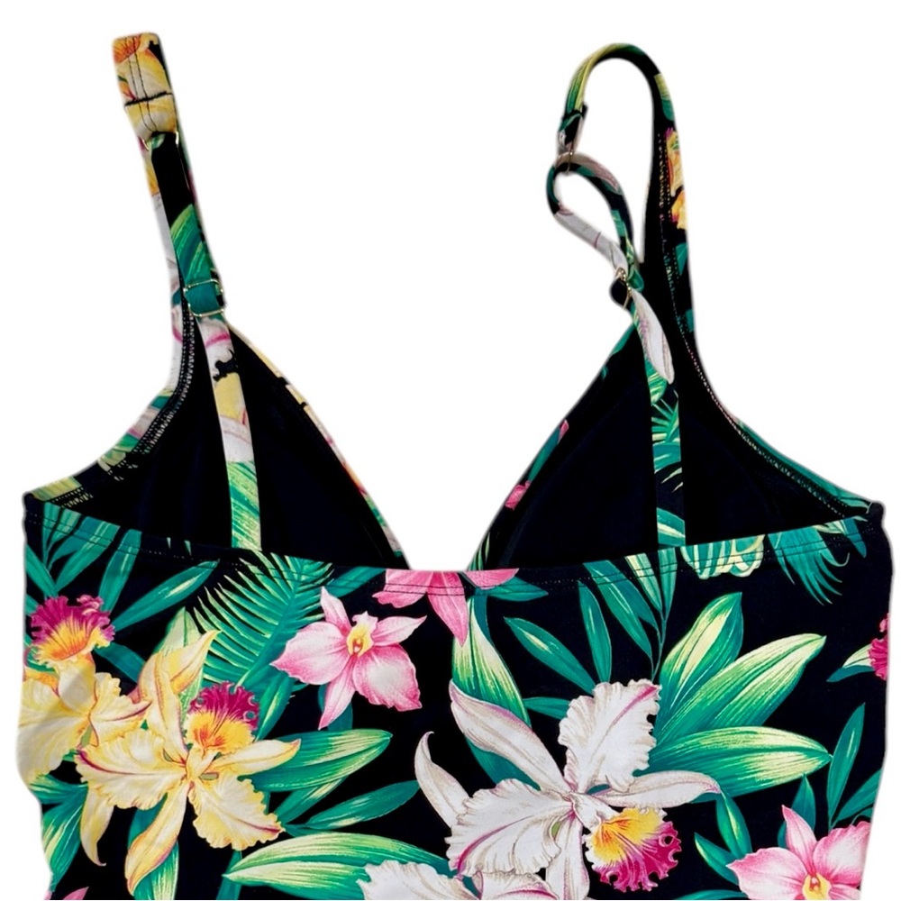 Tommy Bahama Orchid Garden Underwire Tankini Top - Picture 7 of 10